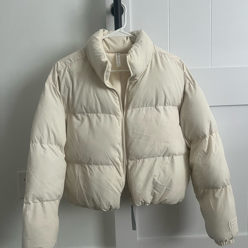 Fabletics Cream Puffer Jacket